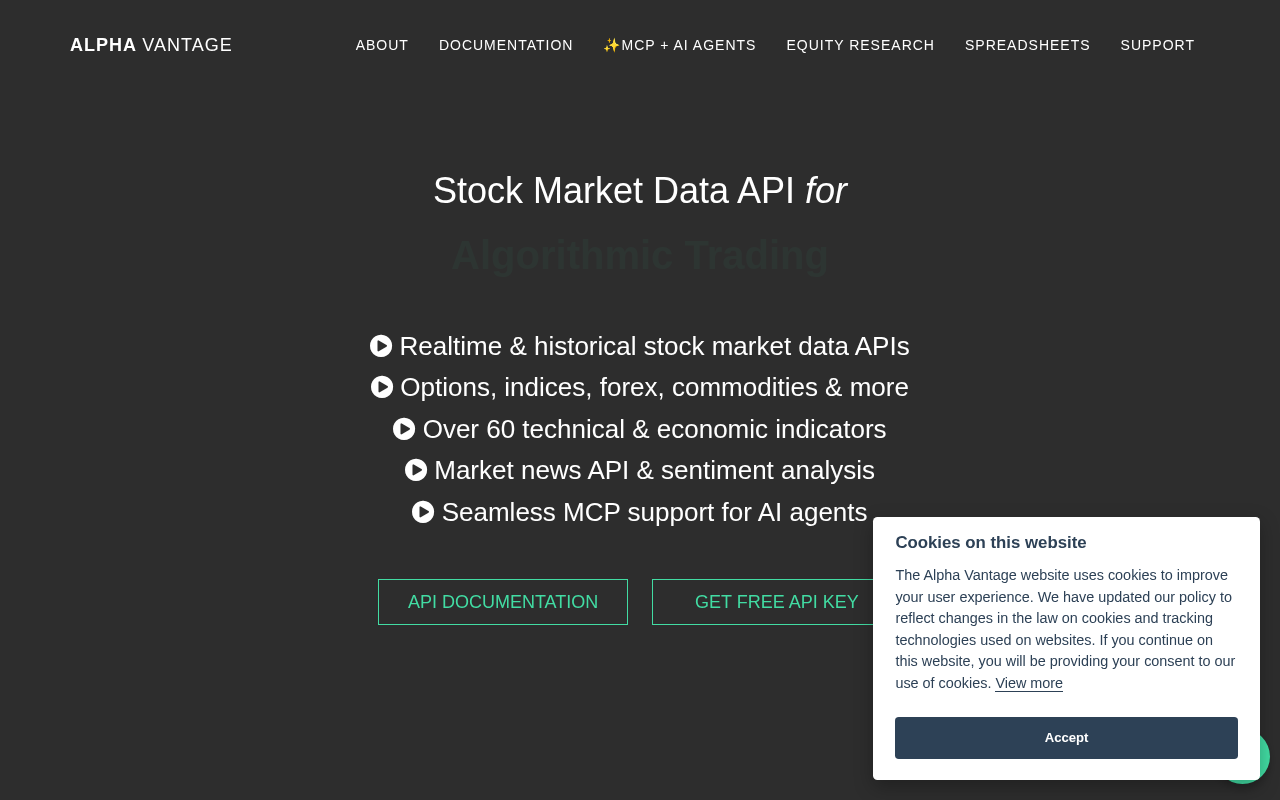 Website screenshot
