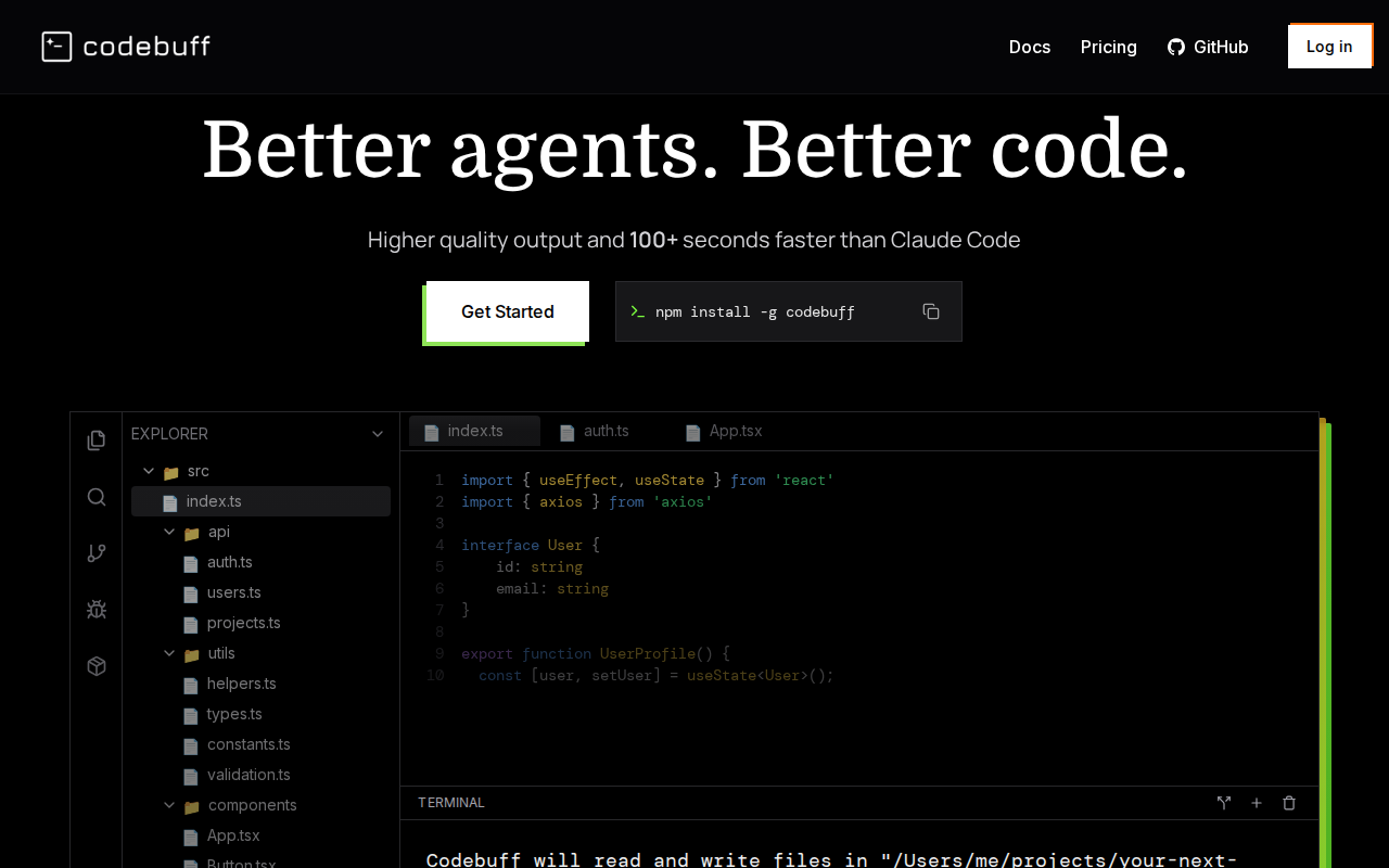 Website screenshot
