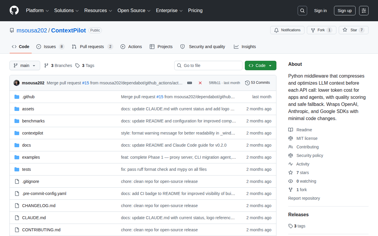 Website screenshot