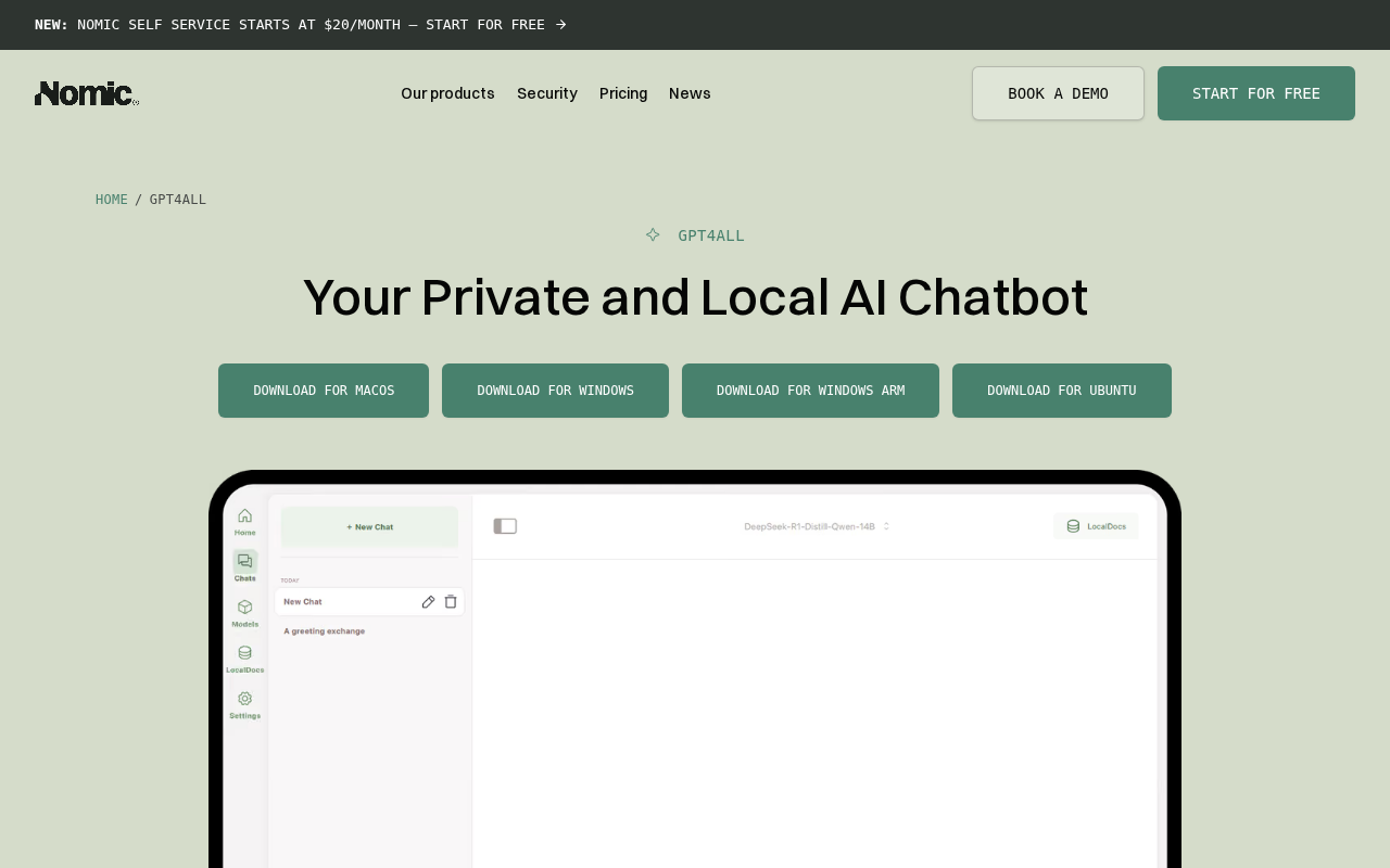 Website screenshot