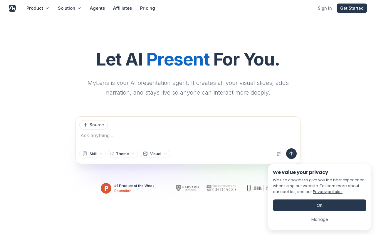 Website screenshot