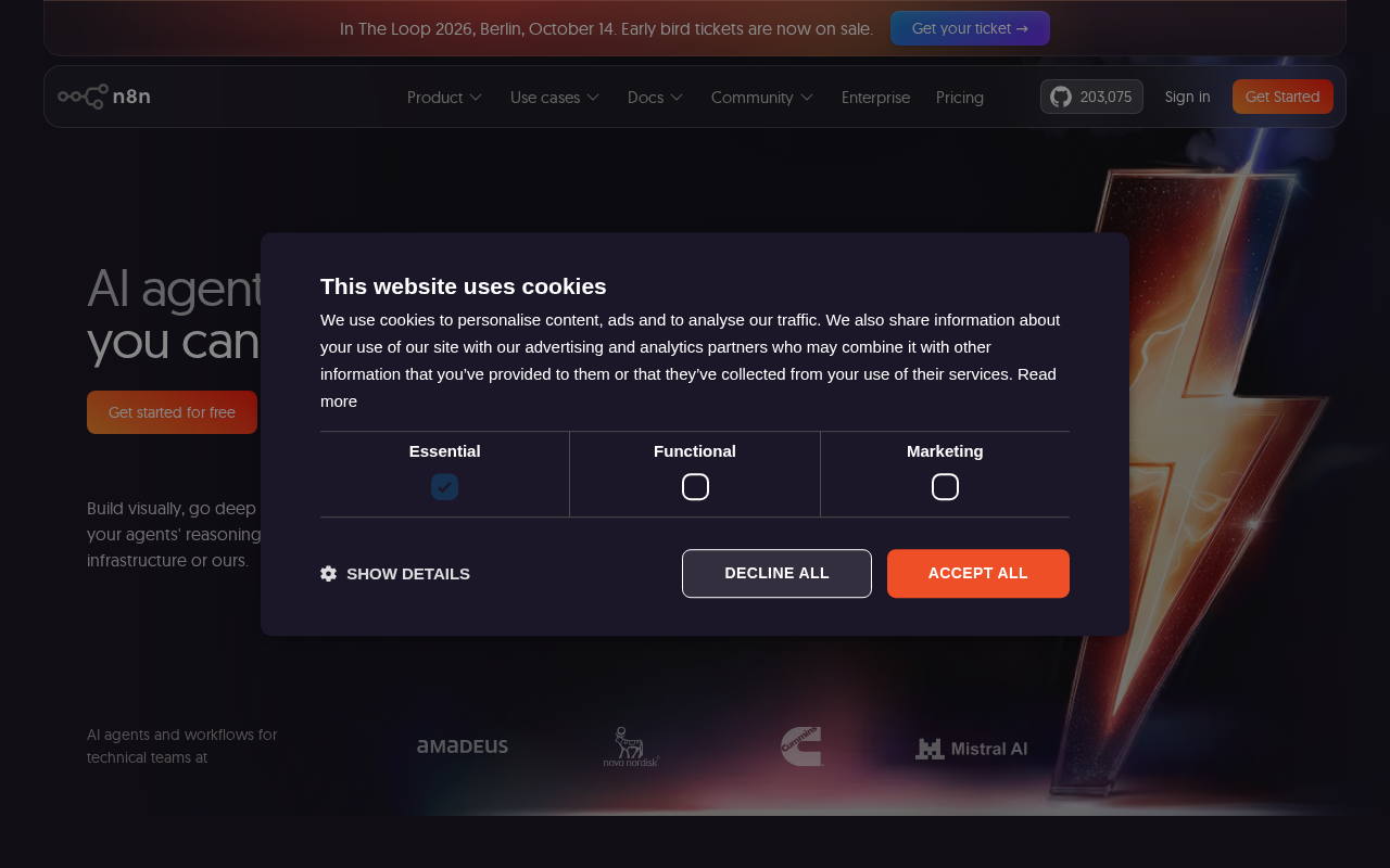 Website screenshot