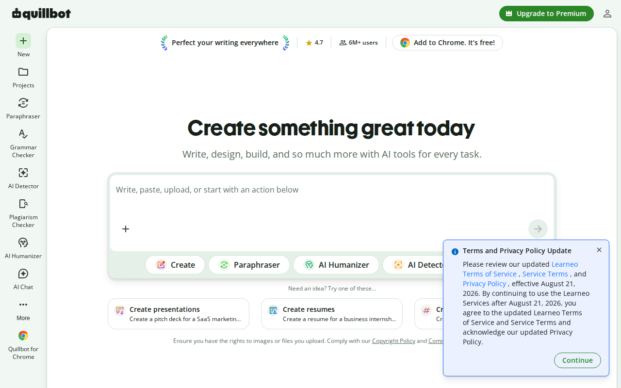 Website screenshot